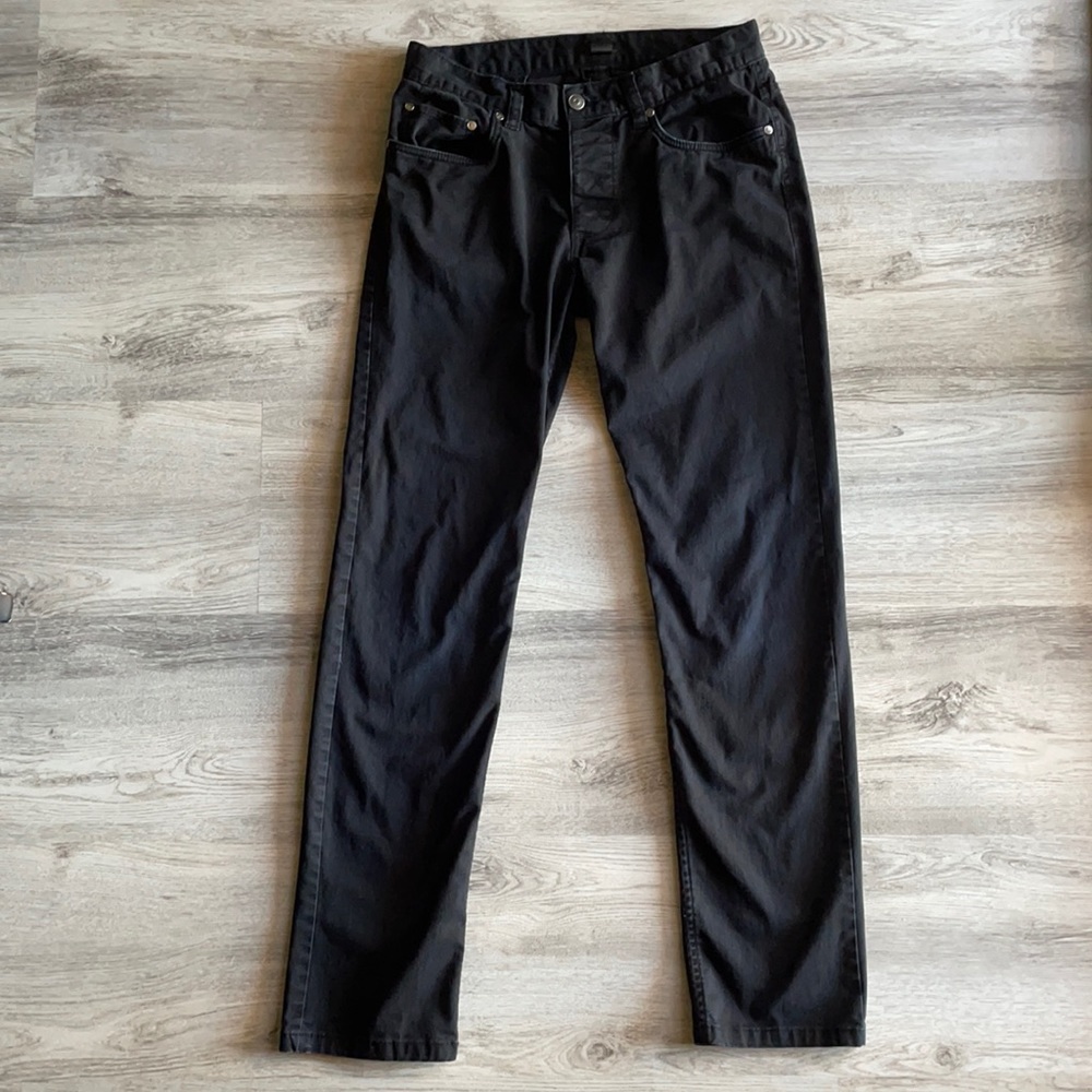H&M men’s straight leg black jeans